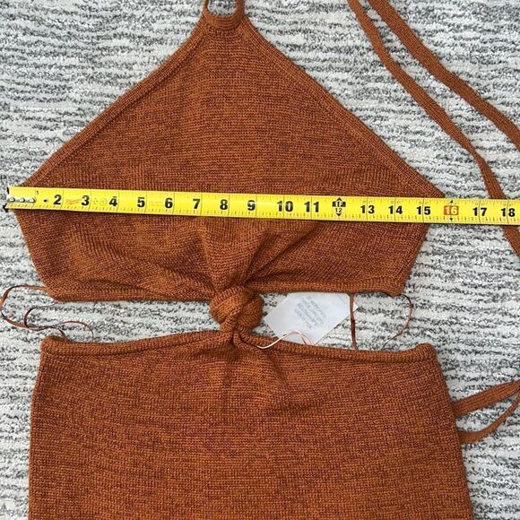 NWT Cult Gaia Cameron Knit Dress Amber XL - Picture 9 of 16